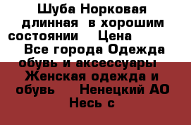 Шуба Норковая длинная ,в хорошим состоянии  › Цена ­ 70 000 - Все города Одежда, обувь и аксессуары » Женская одежда и обувь   . Ненецкий АО,Несь с.